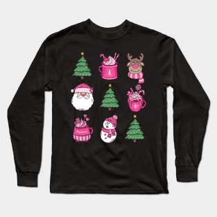 Pink Christmas Long Sleeve T-Shirt